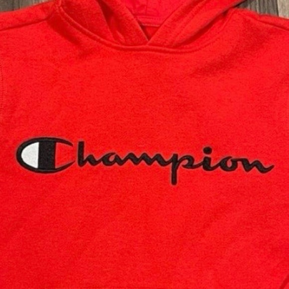 Champion hoodie, Red & Black, youth XS - Picture 4 of 4